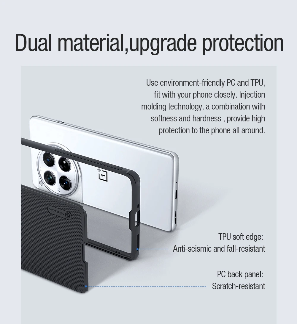 MagSafe Case For OnePlus 12 Super Frosted Shield Pro Case Ultra-Thin Magnetic Wireless Charging Case For One Plus 12 Back Cover