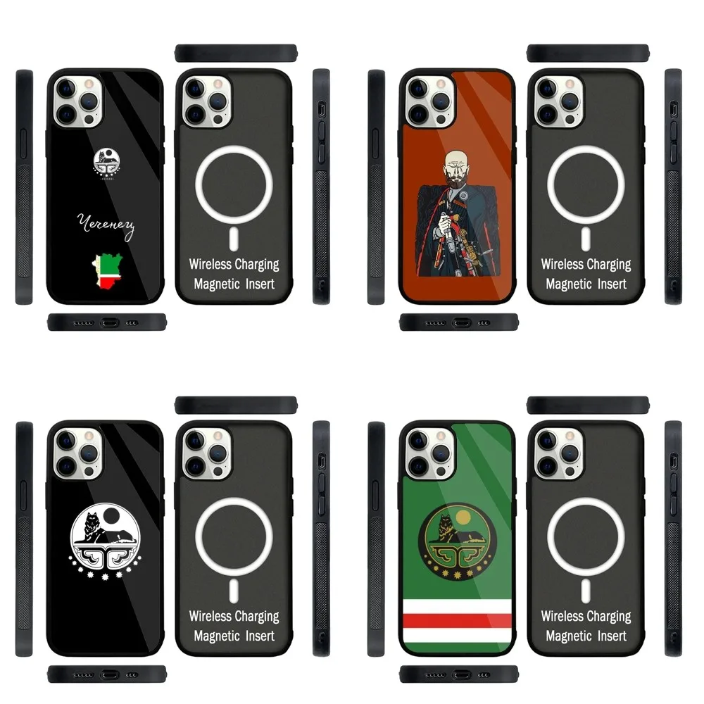 

Chechen Coat Of Arms Phone Case Strong Magnetic For IPhone 15,14,13,Pro,Max,Plus,11,12,Mini For Magsafe Wireless Charging