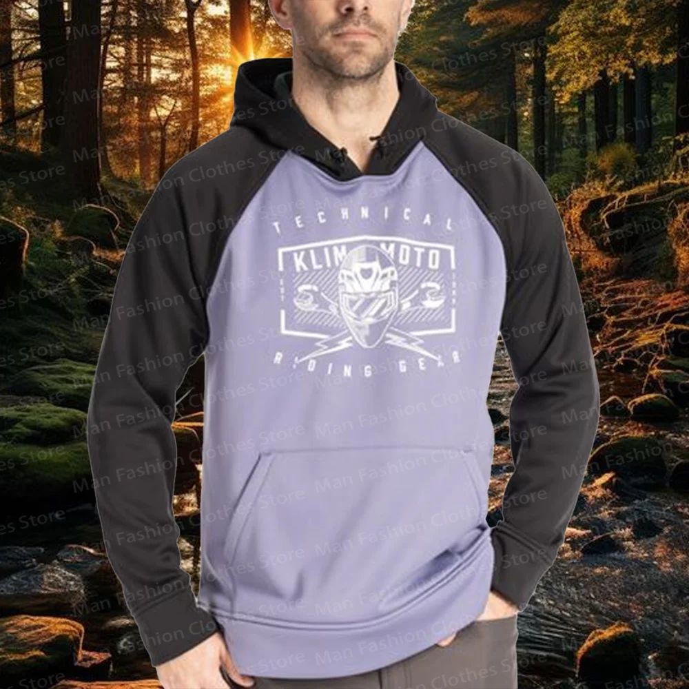 

Новинка, осенне-зимняя бензиновая Толстовка Klim для мотоспорта, модная повседневная мужская толстовка с капюшоном, новые мужские и женские толстовки с длинным рукавом