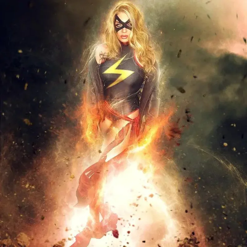 Halloween Kamala Khan Costume Cosplay Adulti Bambini Donna Supereroe Zentai Suit Donna Ragazze Body @ 0Z *