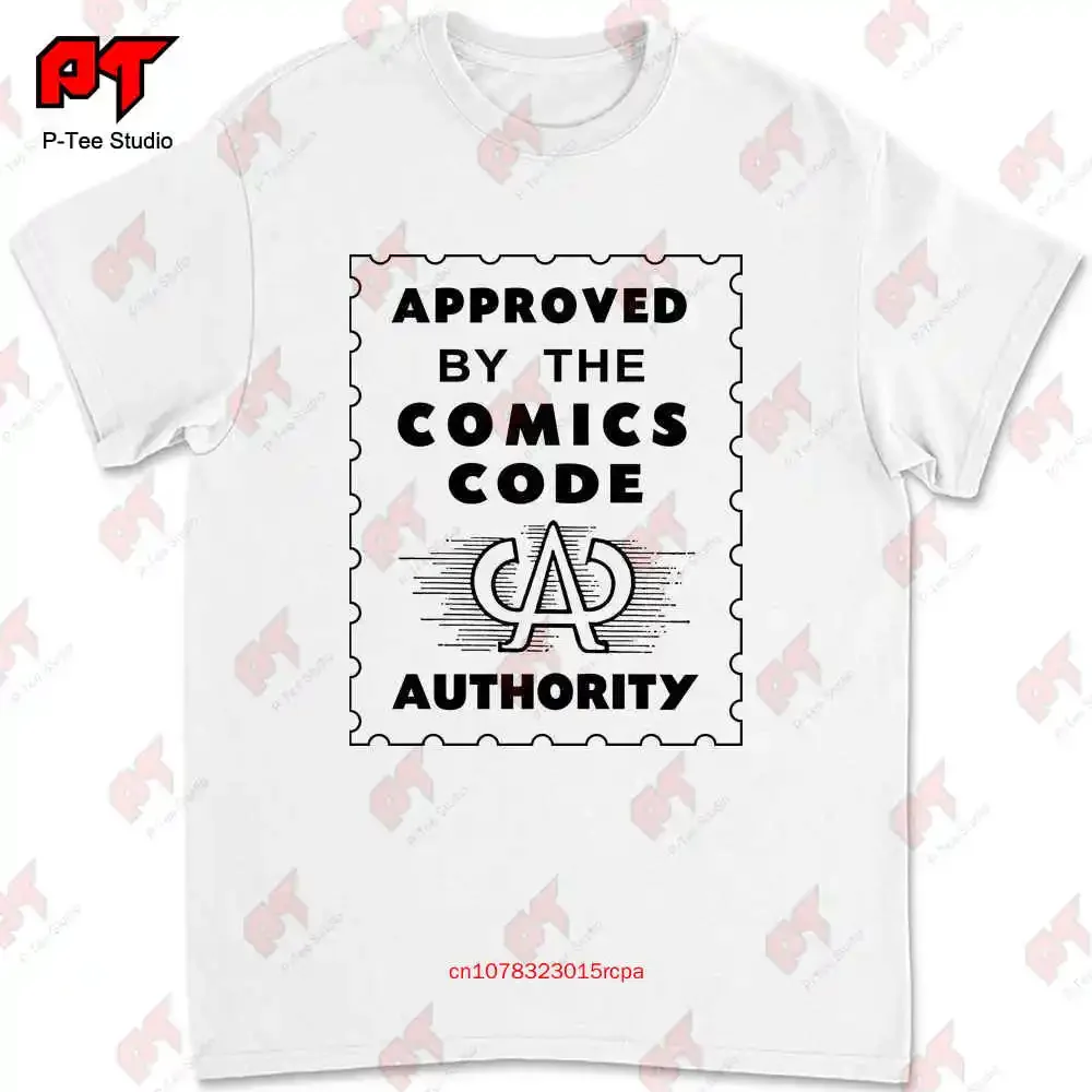 Approved By The Comics Code Authority T Shirt 830 Retro White ILV3