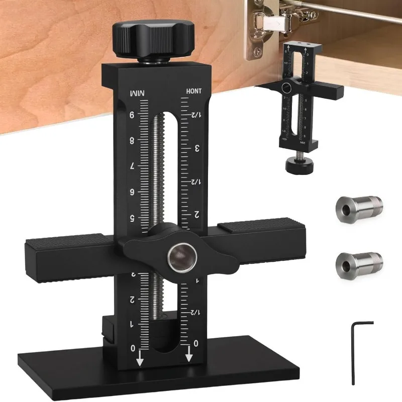 3-in-1 Adjustable Cabinet Door Installation Locator Fixture With Base-50pcs