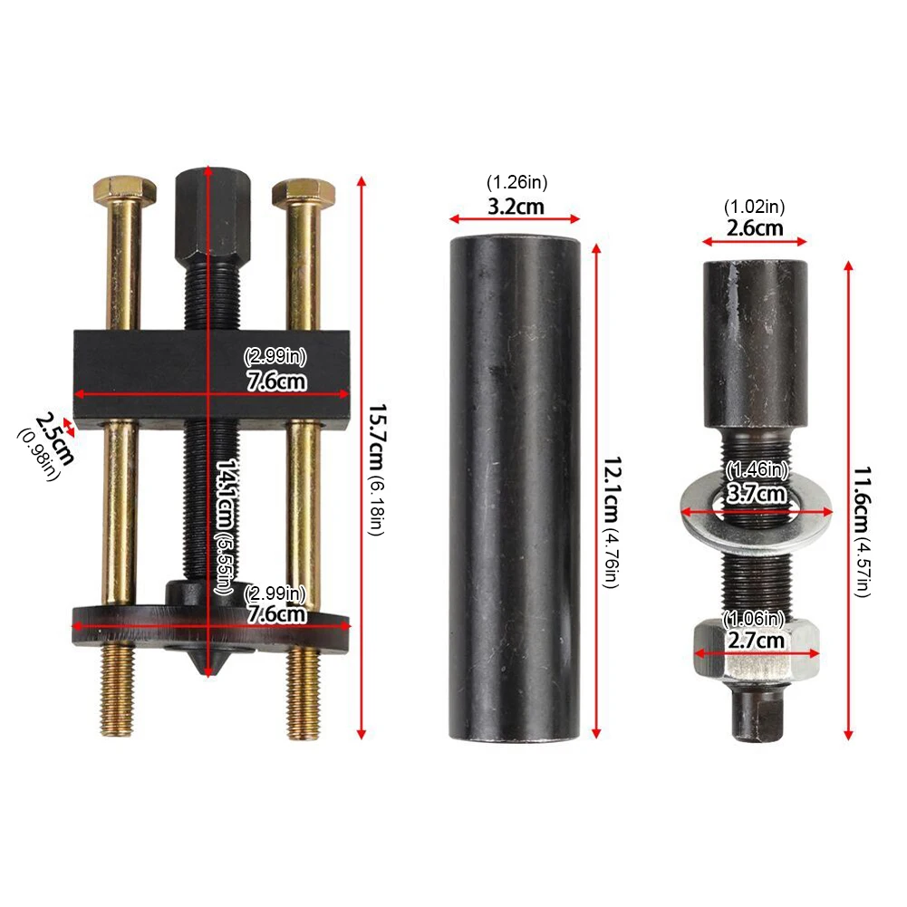 Transmission Mainshaft Bearing Inner Race Installer Puller 34902-84 Inner Bearing Race Puller Tool Steel for Harley Dyna/Softail