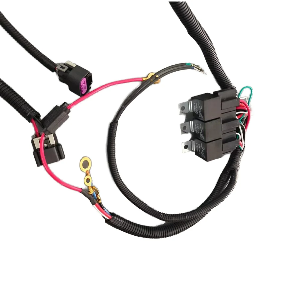 7L5533A226T Dual Fan Upgrade Wire Harness - ECU Controlled, Compatible with 1999-2006 Pickup Trucks