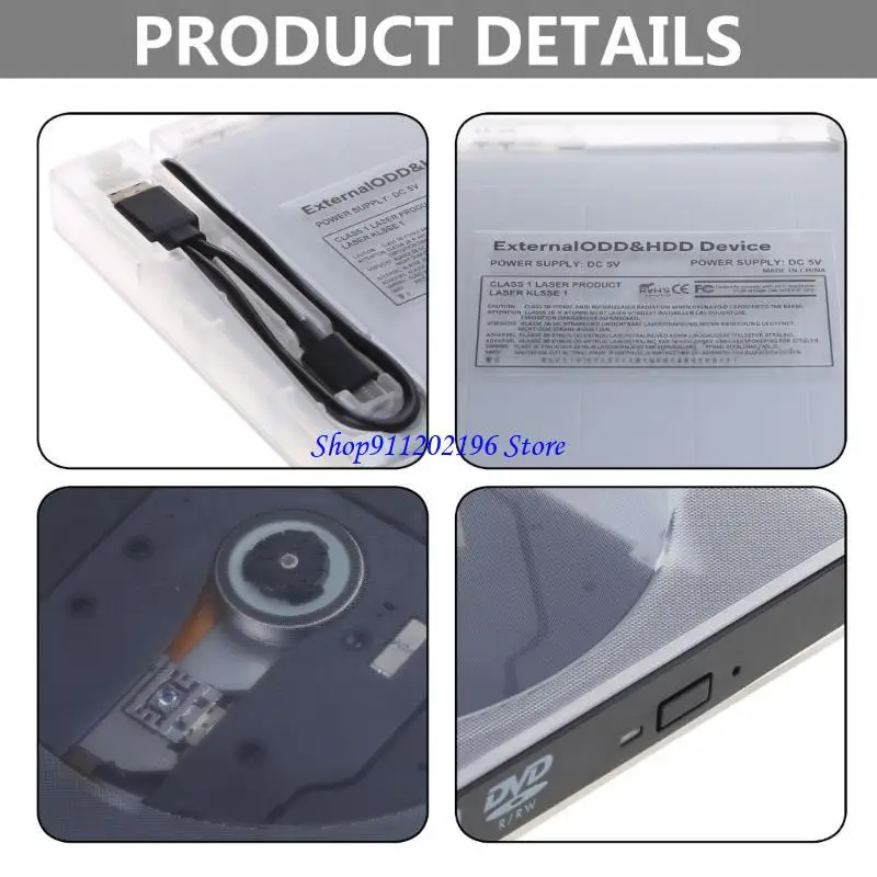 

P82A External DVD DVD -диск USB DVD Portatil Hearder для