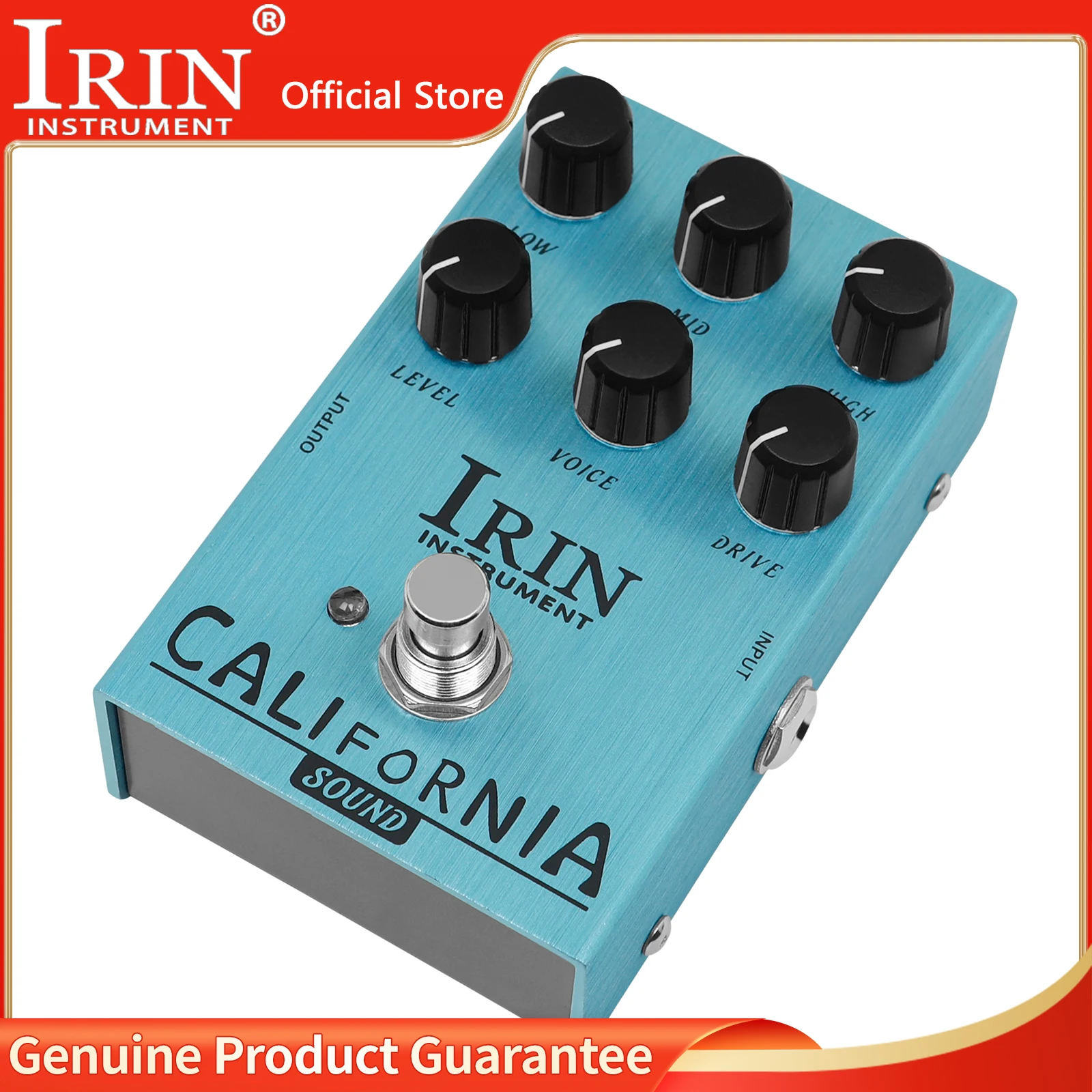 

IRIN AN-32 Guitar Effects Pedal CALIFORNIA SOUND Effect Overdrive Amplifier Simulator Pedal Focus Rock Tones Guitar Accessories