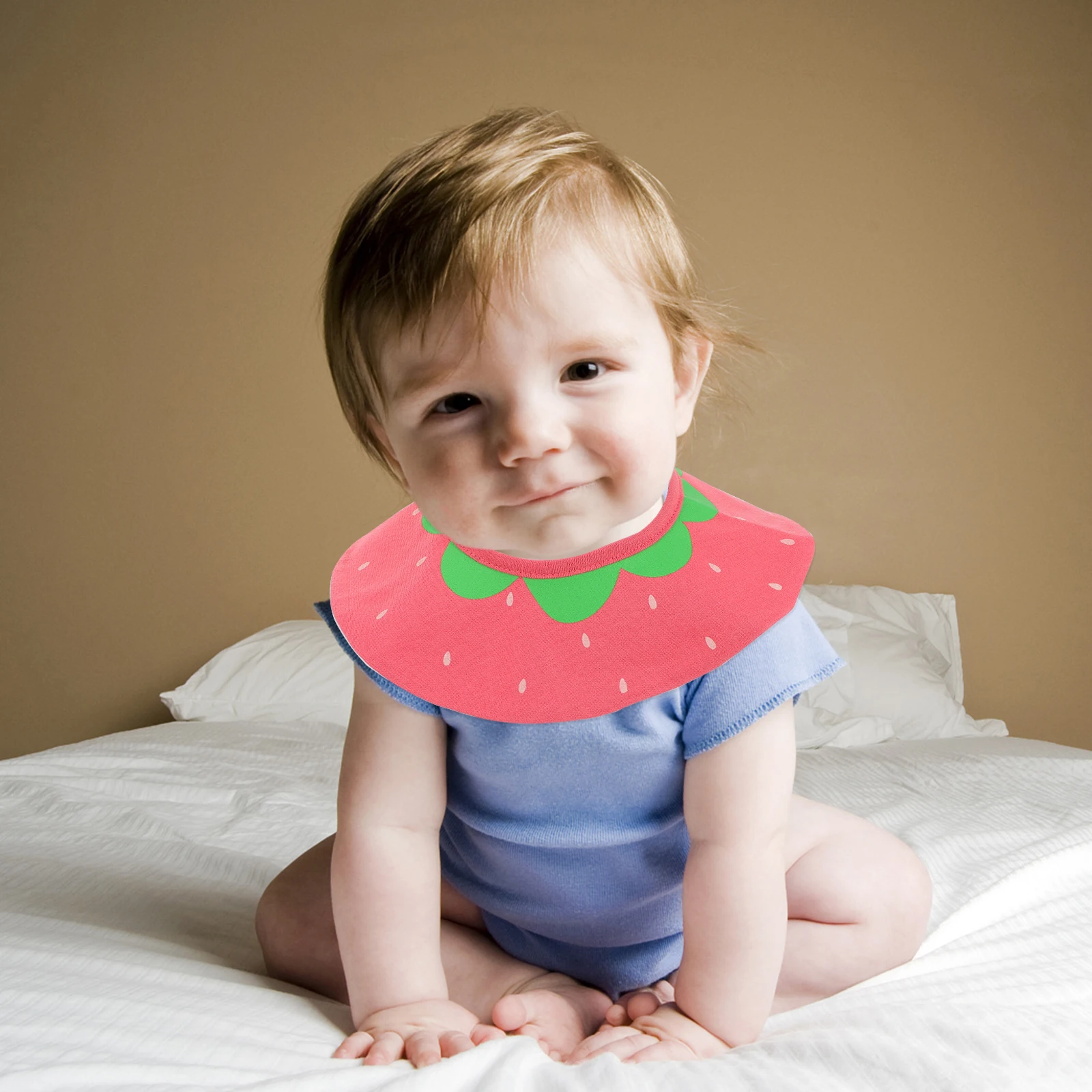 

2 шт. безопасные прочные детские нагрудники, вращающиеся на 360 градусов круглые хлопковые нагрудники для прорезывания зубов, лучший подарок для новых родителей, вращающийся детский нагрудник