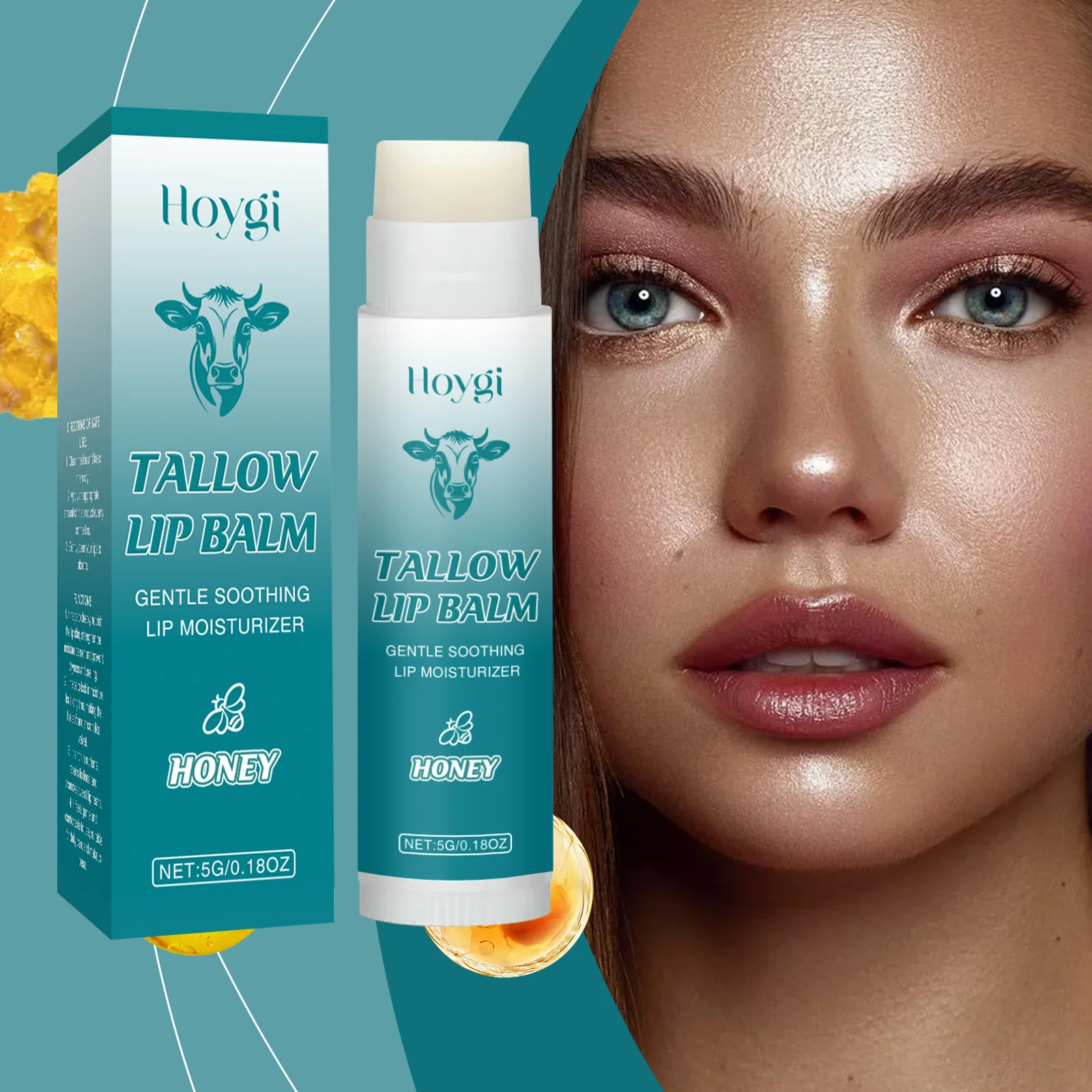 

Tallow Lip Balm Deep Moisturizing Removes Dead Skin Gentle Soothing Lip Fades Lip Lines Smoothing Plumps Lips Care