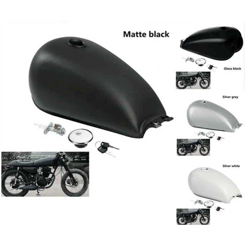 

Топливный бак для мотоцикла 9 л/2,4 галлона с топливным краном/крышкой бака для Suzuki GN125 250