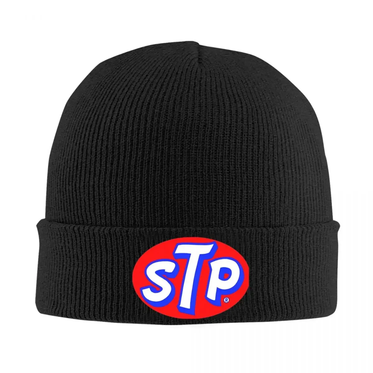 STP Knitted Hat Women's Men's Skullies Beanies Autumn Winter Hats Acrylic Racing Mechanic Automobile Brands Warm Cap