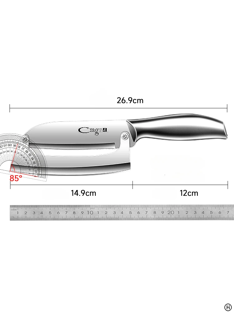 Stainless Steel Pineapple Paring Knife, Multifunction Paring Knife, Sugar Cane Peeler Tools, Modern Commercial Household