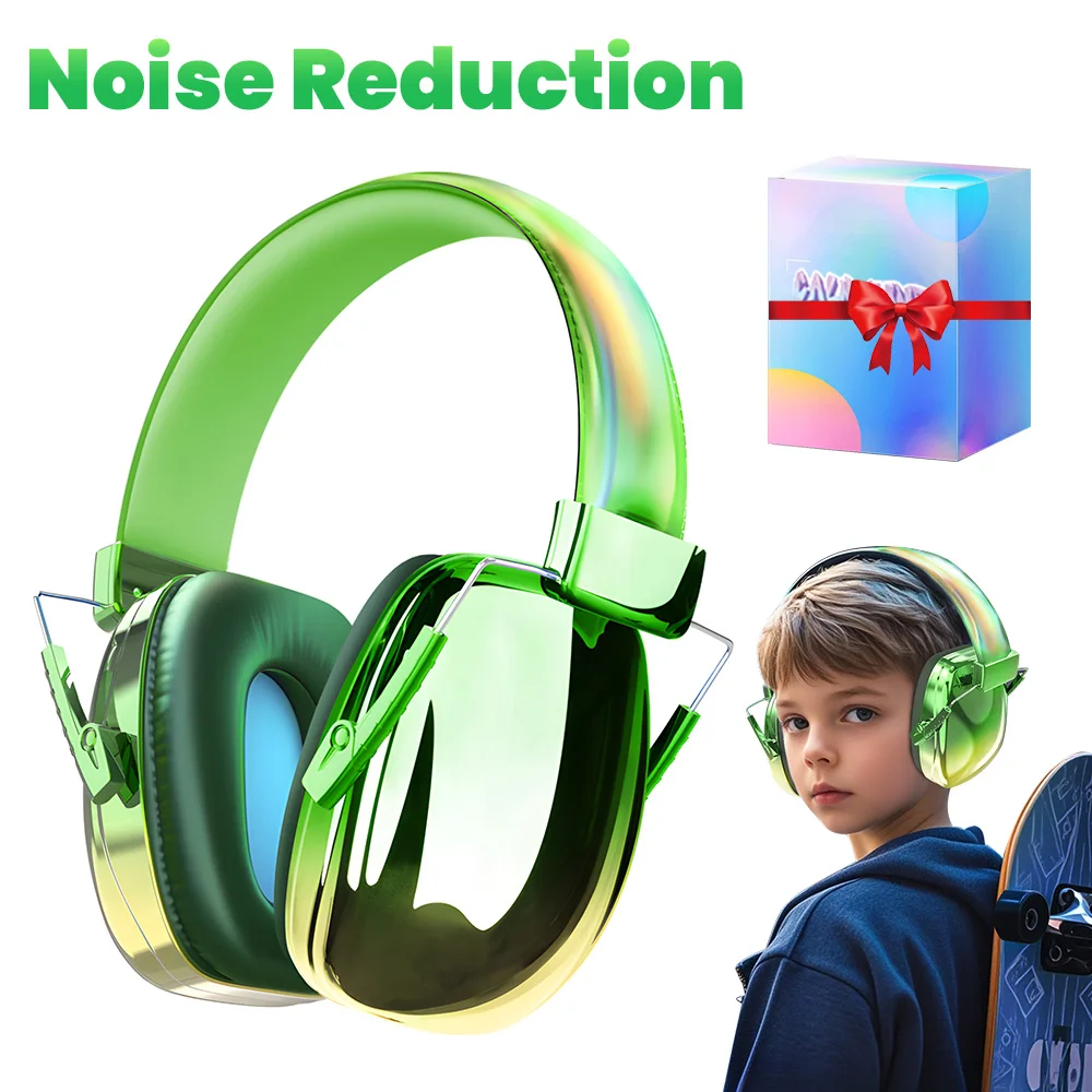 

QearFun Kids Ear Protection Earmuffs Safety Hearing Ear Muffs Noise Reduction Headphones Children Protective Kids Gifts