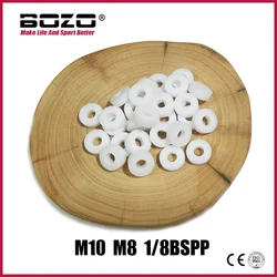 Pneumatics M8 M10 1/8BSPP Air Seal Washer PTFE Sealing O-Ring Gasket Washer for High Pressure Diving Mountaineering Parts