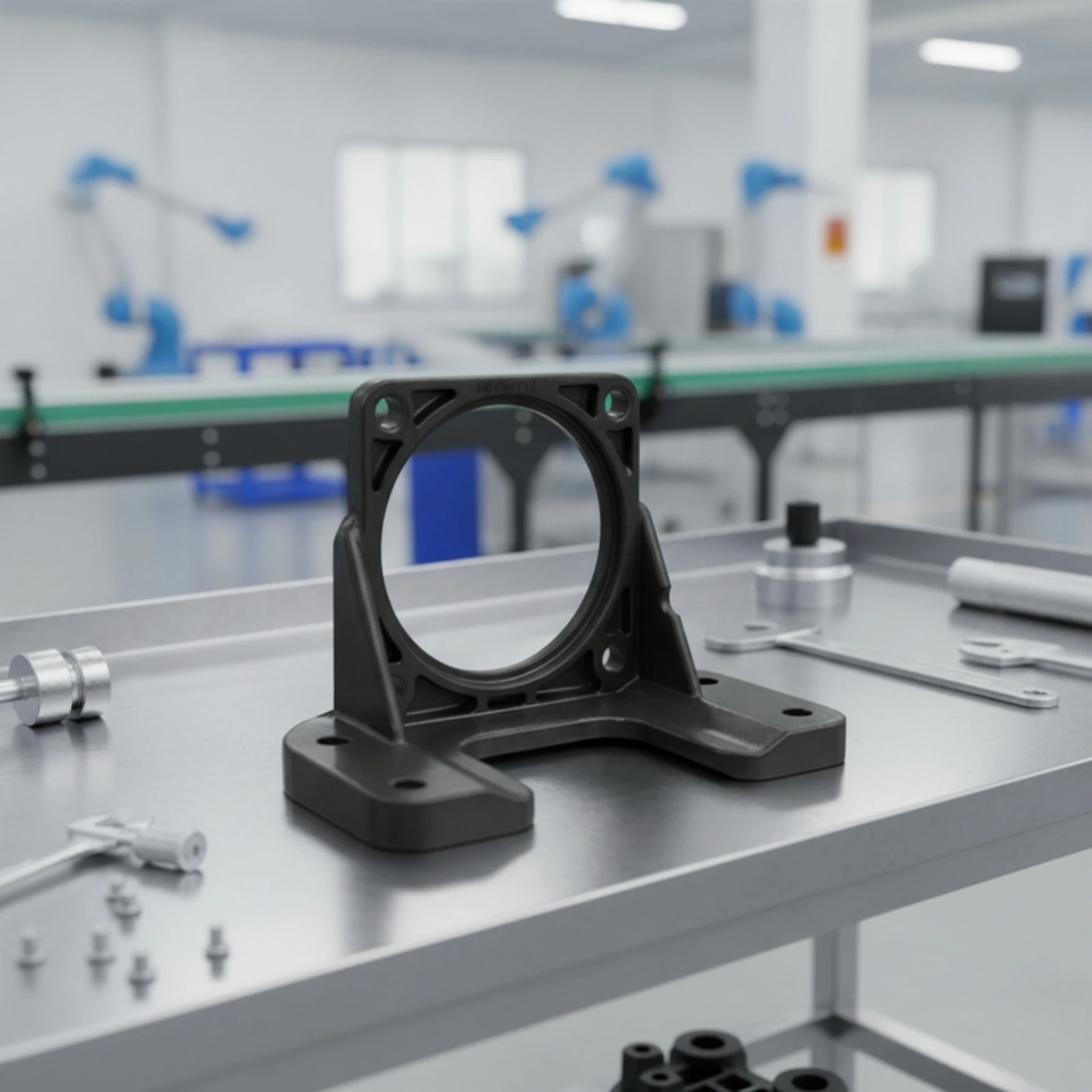 Synchronous Motor Bracket Horizontal Motor Mounting Bracket Fixed Slimline for Makers, Equipment Setups, Repair Work
