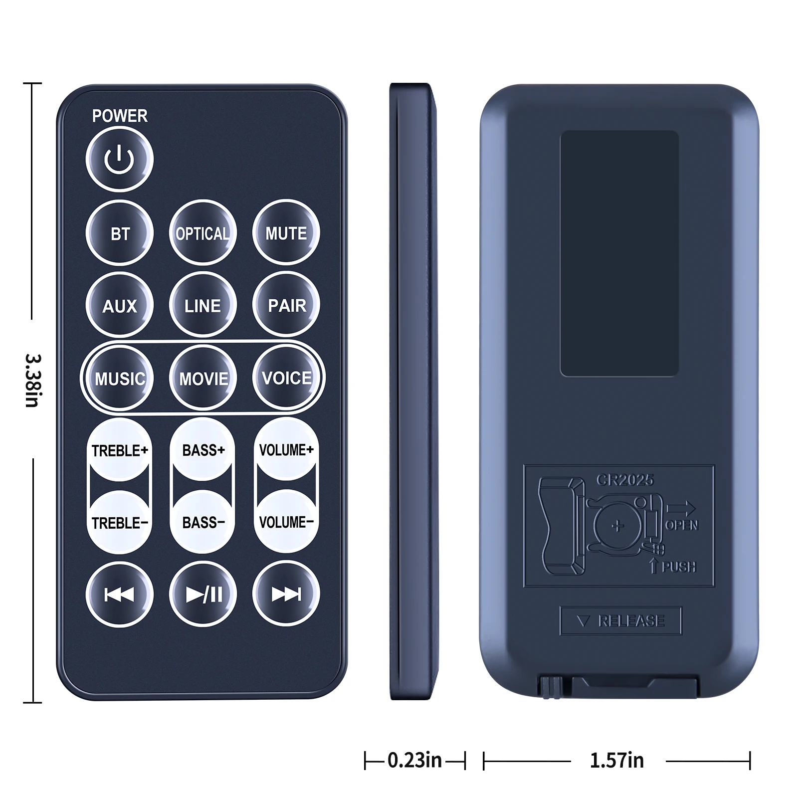 تعمل التحكم عن بعد لنظام مكبرات الصوت Seiki SSB-1400 SSB1400 Bluetooth
