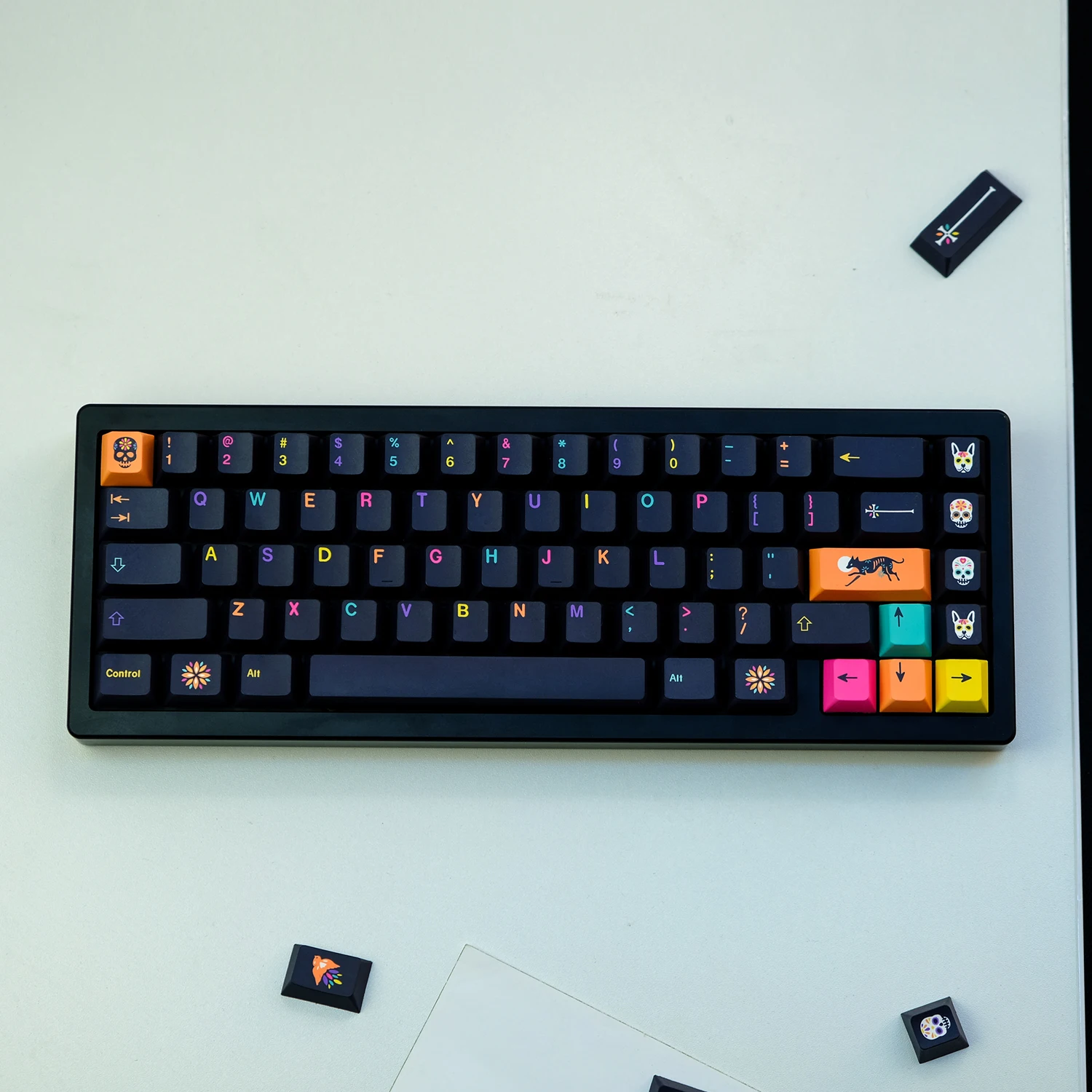 

169 Keys English GMK Mictlán Keycaps Cherry Profile PBT Dye Sublimation Mechanical Keyboard Keycap For MX Switch With ISO Enter