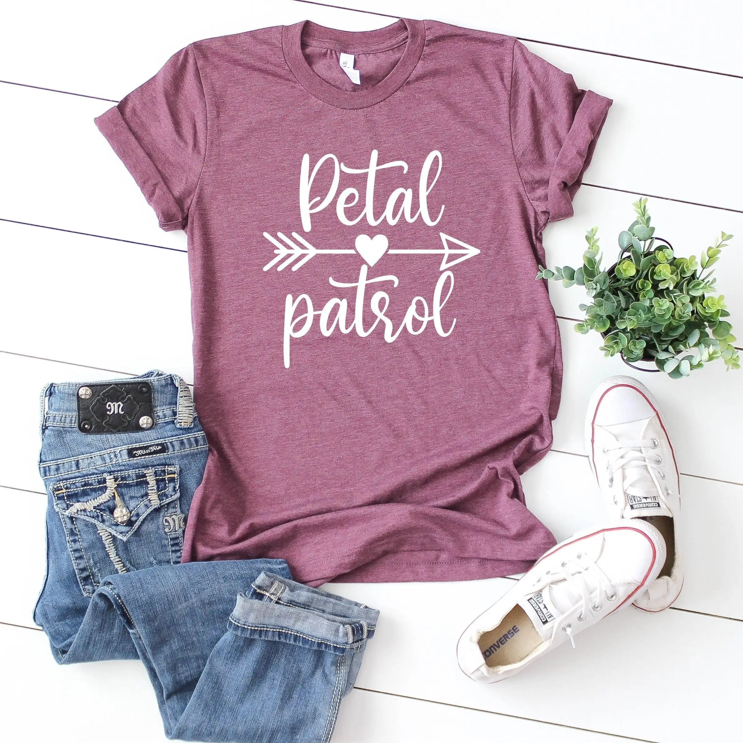 Petal Patrol T Shirt Personalized Flower Girl Proposal