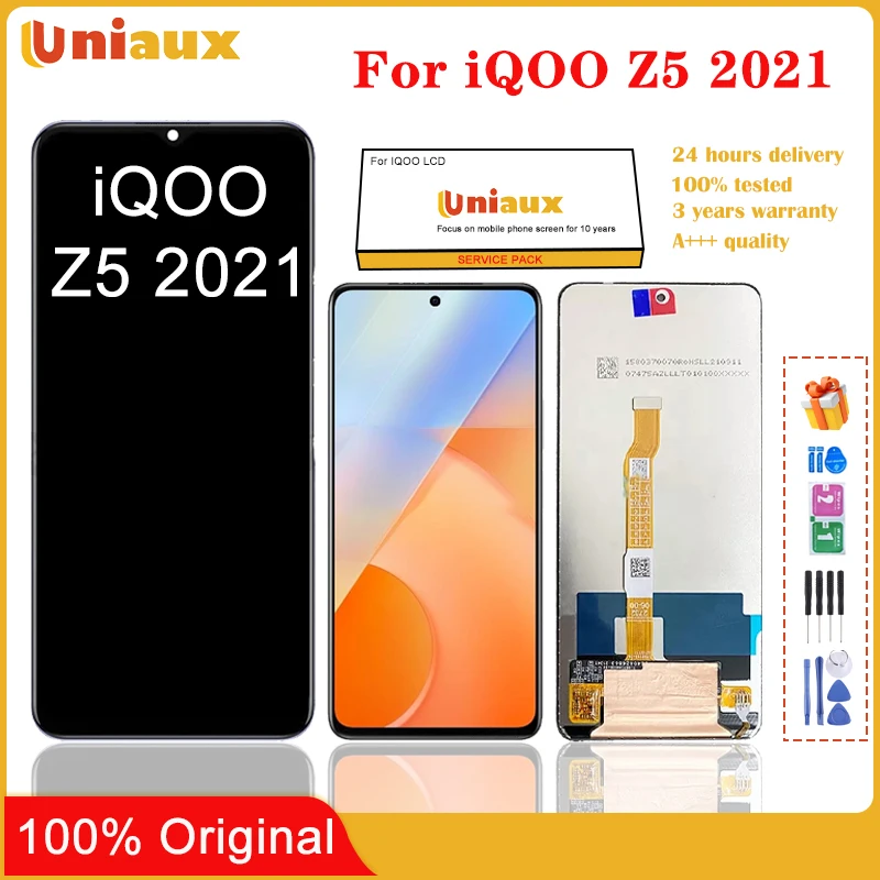 

For VIVO iQOO Z5 5G Mobile Phone LCD Screen Display assembly Touch Screen LCD Panel Replacement