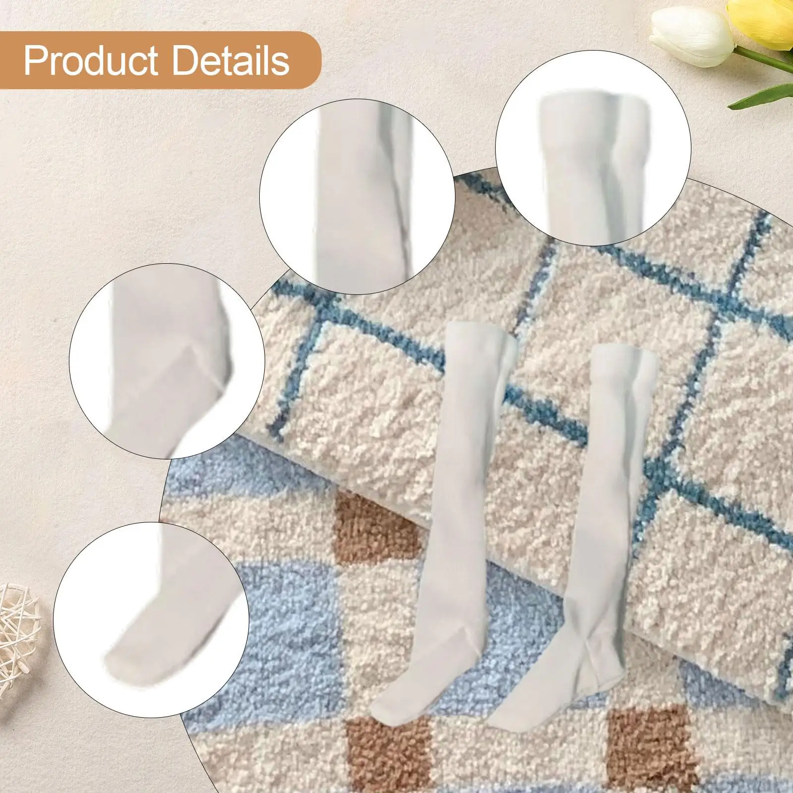 1/6 escala tubo meias elegantes moda bonecas vestir-se acessório bezerro meias polainas para figuras femininas de 12 polegadas traje acessório