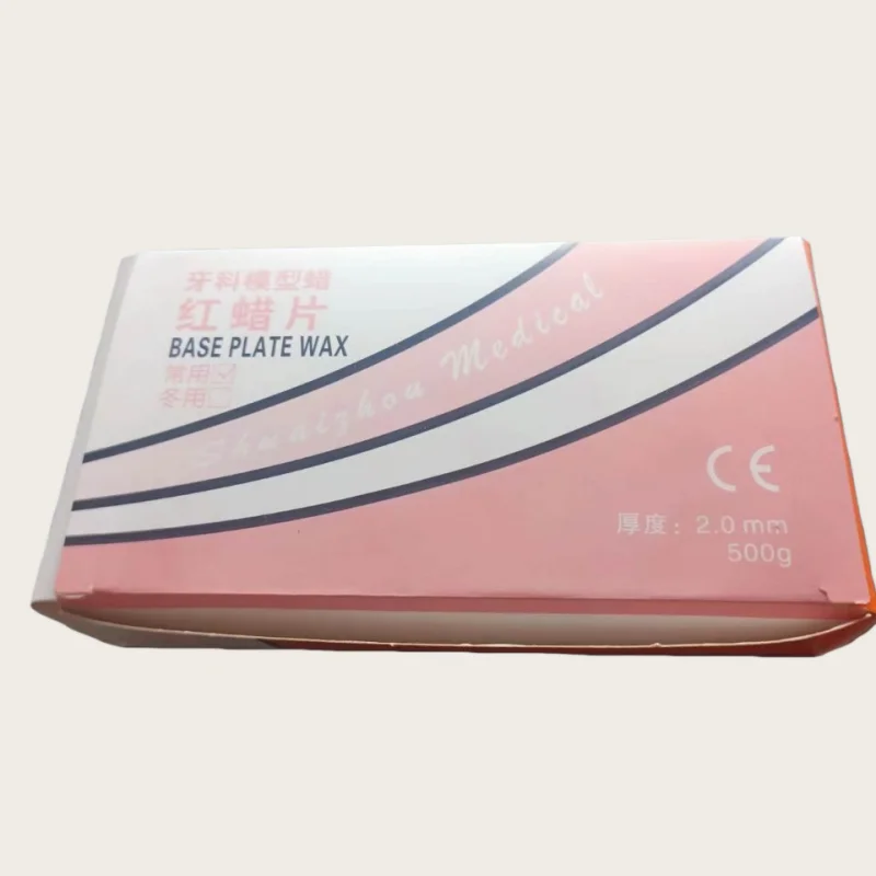 

Dental Red Wax Sheet 2.0mm 500g - Dental Lab Base Plate Wax for Teeth Arrangement & Model Making Dentistry Supplies