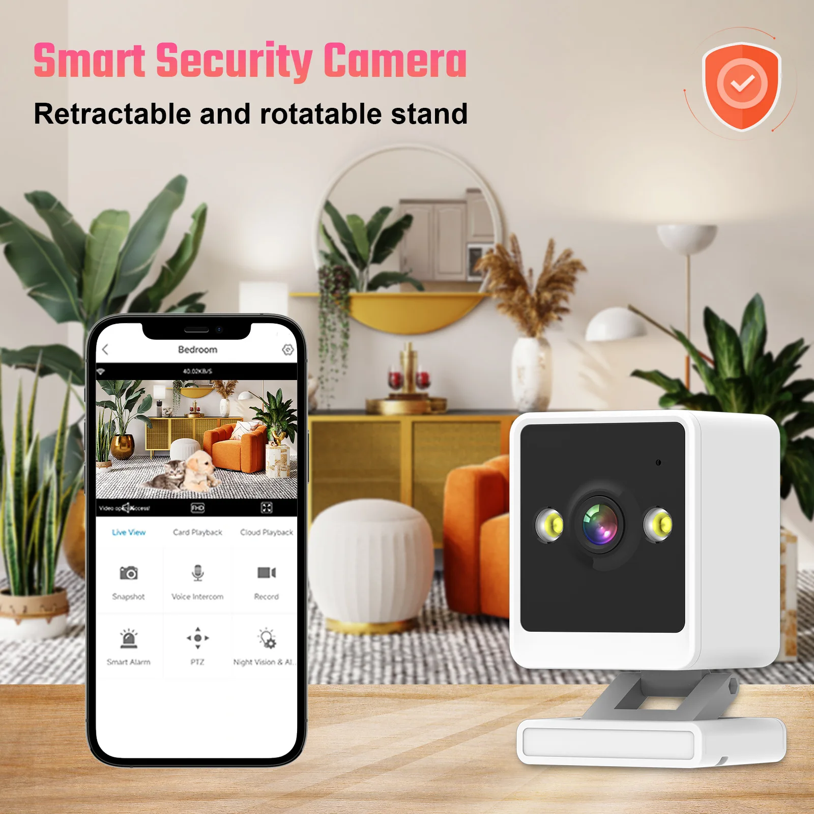 Cámara IP Tuya/iCsee de 3MP, 1296P, WIFI, detección humanoide IA, intercomunicador CCTV para seguridad del hogar, Monitor de bebé