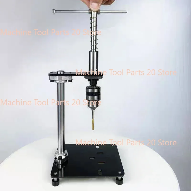 Tapping Machine Desktop Hand Cast Iron Tap and Dies Small Desktop Rocking Probe Arm Portable Tool Precision Manual Tappe