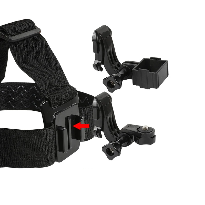 5 in1 head/chest strap with fixed clip screw J-shaped base for dji osmo pocket 1 /osmo pocket 2 camera gimbal accessories