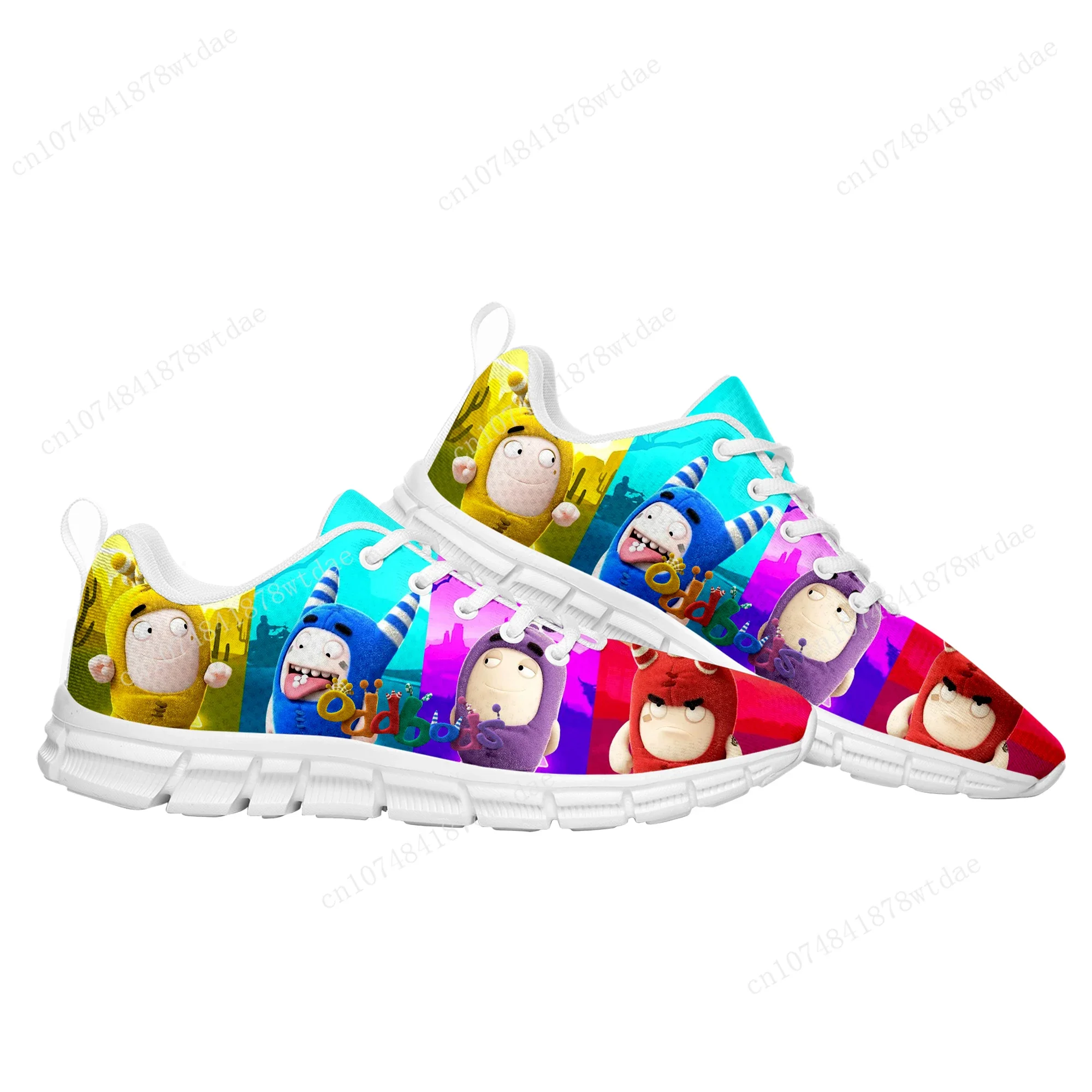 Oddbods Buty Sportowe Męskie Damskie Nastoletnie Dzieci Dzieci Trampki Wysokiej Jakości Singapur Manga Comics Sneaker Niestandardowe Buty