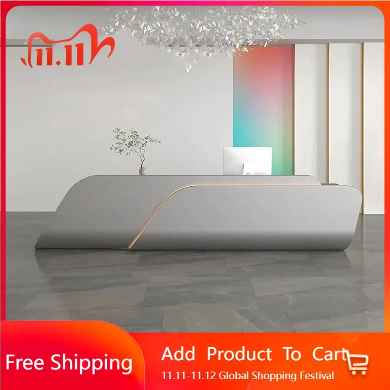 

Design Church Pulpit Front Desk Restaurant Tables Pulpitos Standing Office Receptionist Desk Lectern Mostrador Trendy Furniture