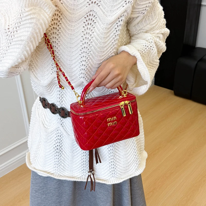 

Trendy Minimalist Messenger Purse Bag - Unique Crossbody Handbag for Women Large Capacity Solid Color