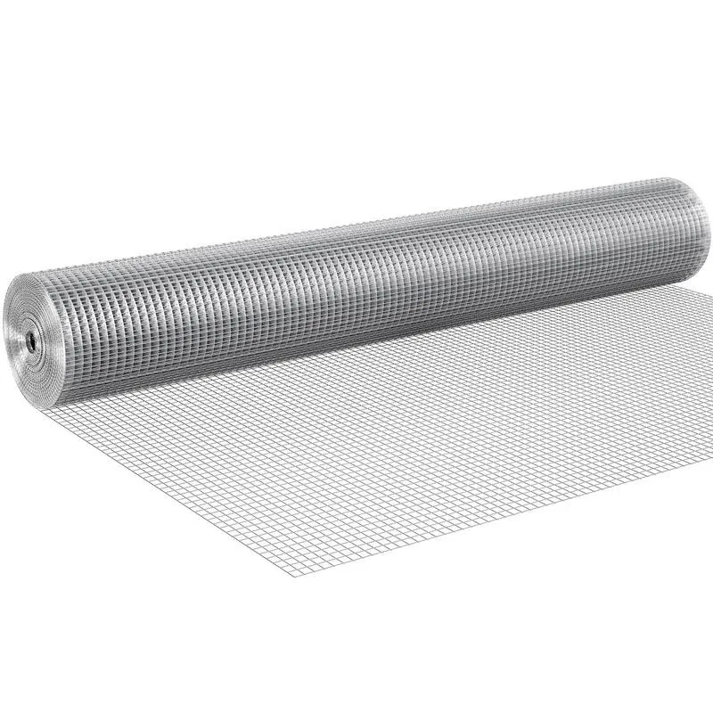 Tela de arame galvanizado a quente, 1/2 polegada, 48 pol. x 50 pés, calibre 19, rolo de tela para cercas de galinheiro, gaiolas de coelhos, jardim e pequenos roedores
