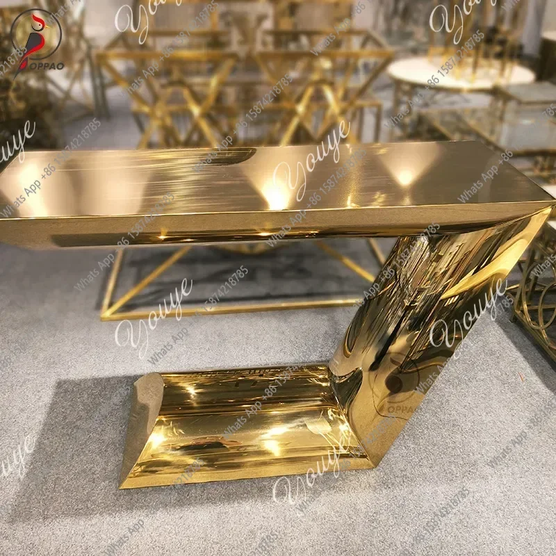 

Z Entrance hall cabinet, entrance cabinet, stainless steel rock slab table, bright entrance platform