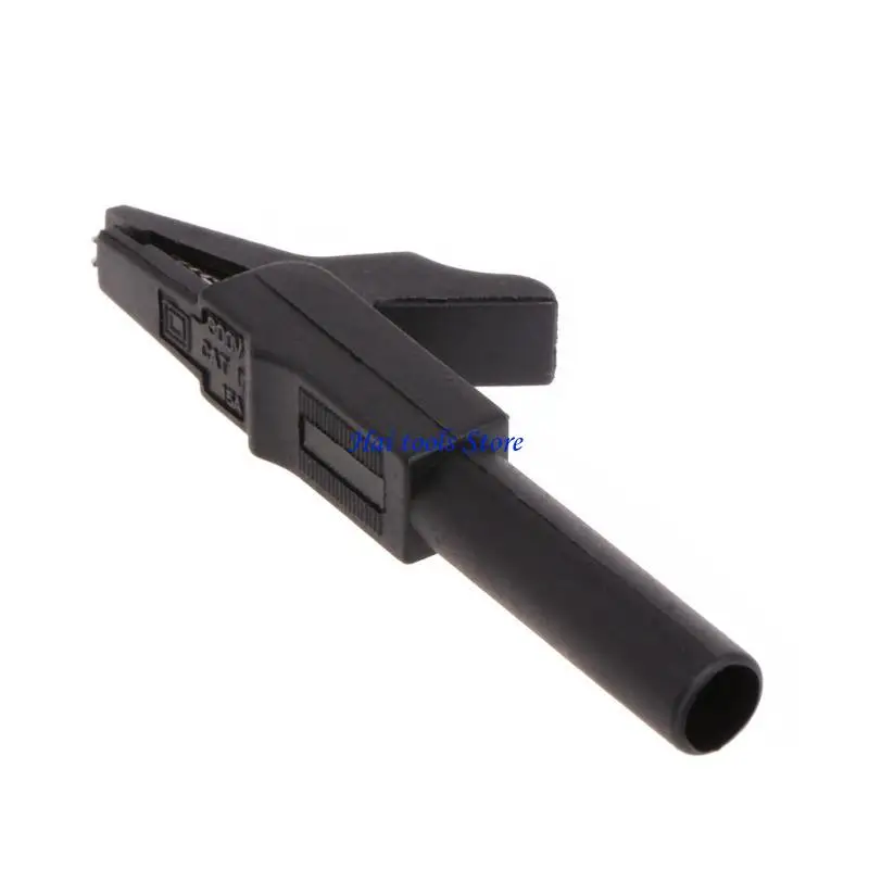 X37E 2 PCS Croco-Dile Clips Test Clip untuk Multimeter dan Clampmeter