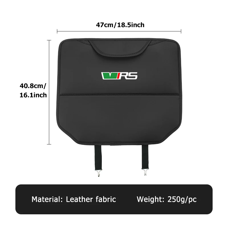 سيارة مكافحة القذرة وسادة المقعد الخلفي واقية حصيرة مكافحة ركلة ملحق لسكودا VRS اوكتافيا 2 3 Kamiq MK3 كودياق كاروك رائع فابي