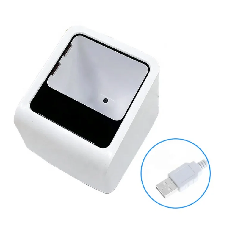 Mobile Payment Box Qr Bar Code Scanner Reader Desktop Pda Android Price Label Corded Barcode Scanner