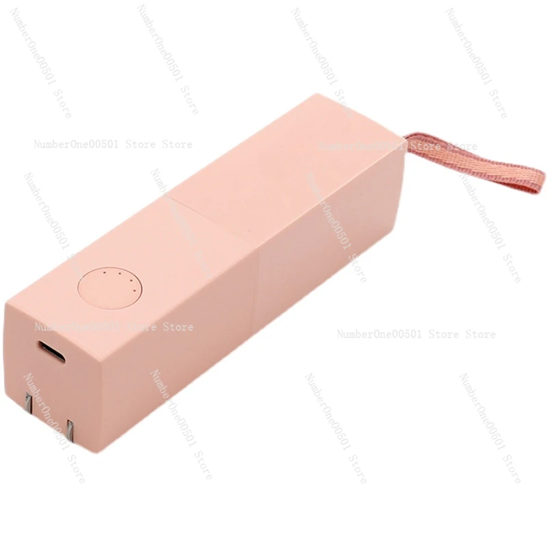 2-in-1 Power Bank, Energy Bar, Lipstick Charger PD, Compact with Plug, Suitable for Apple 15.