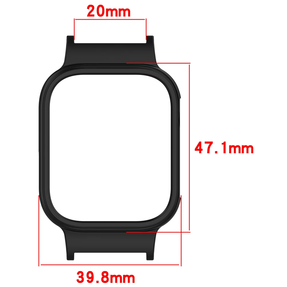 Чехол для Huawei Watch Fit 3, высококачественный тонкий защитный чехол для смарт-часов из поликарбоната, половинный ремешок до 20 мм, аксессуар