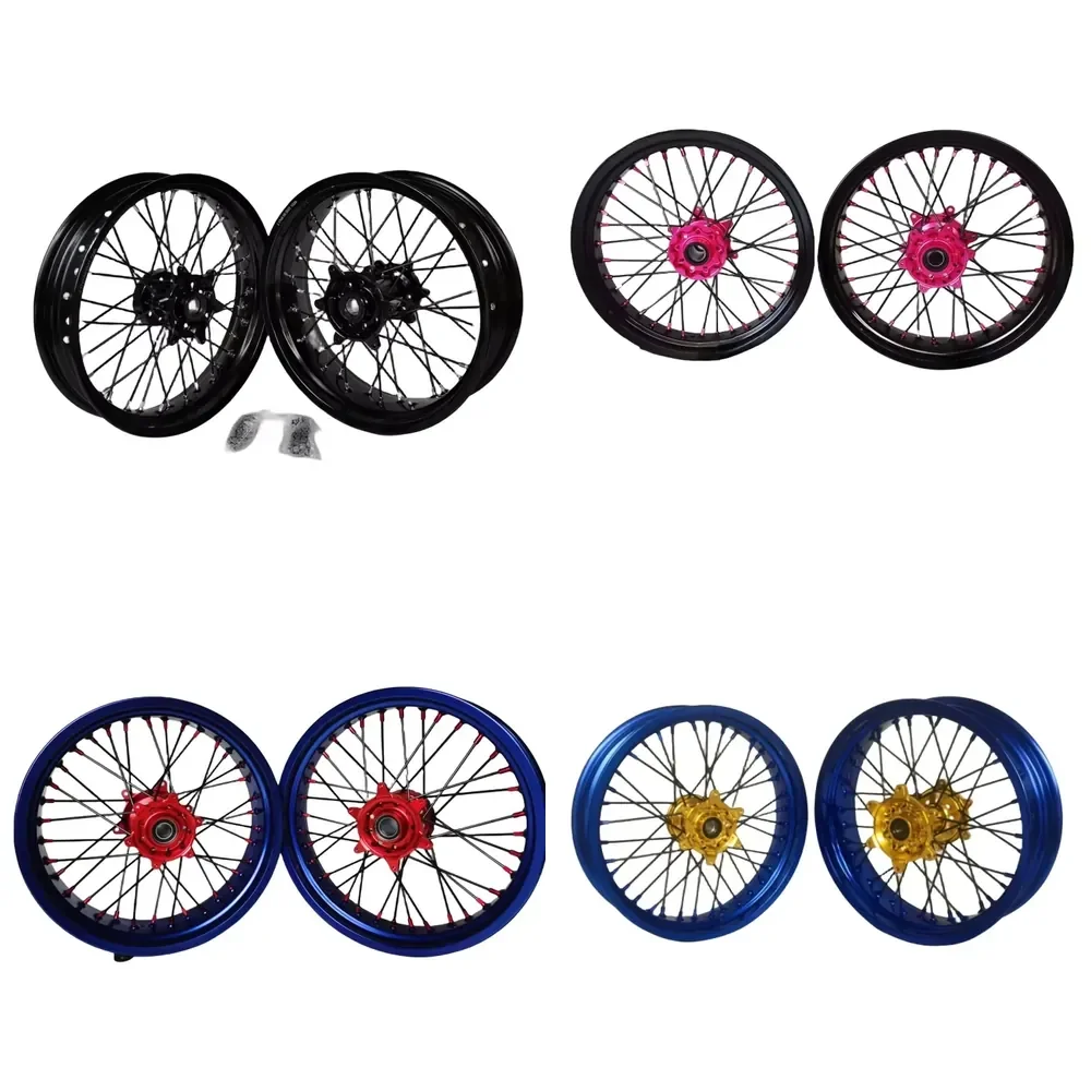 【2026 Popular】 High Quality Fit KT M EXC SXF 2003-2023 17-3.5/5.0 Wheel Set Motorcycle Supermoto Wheels