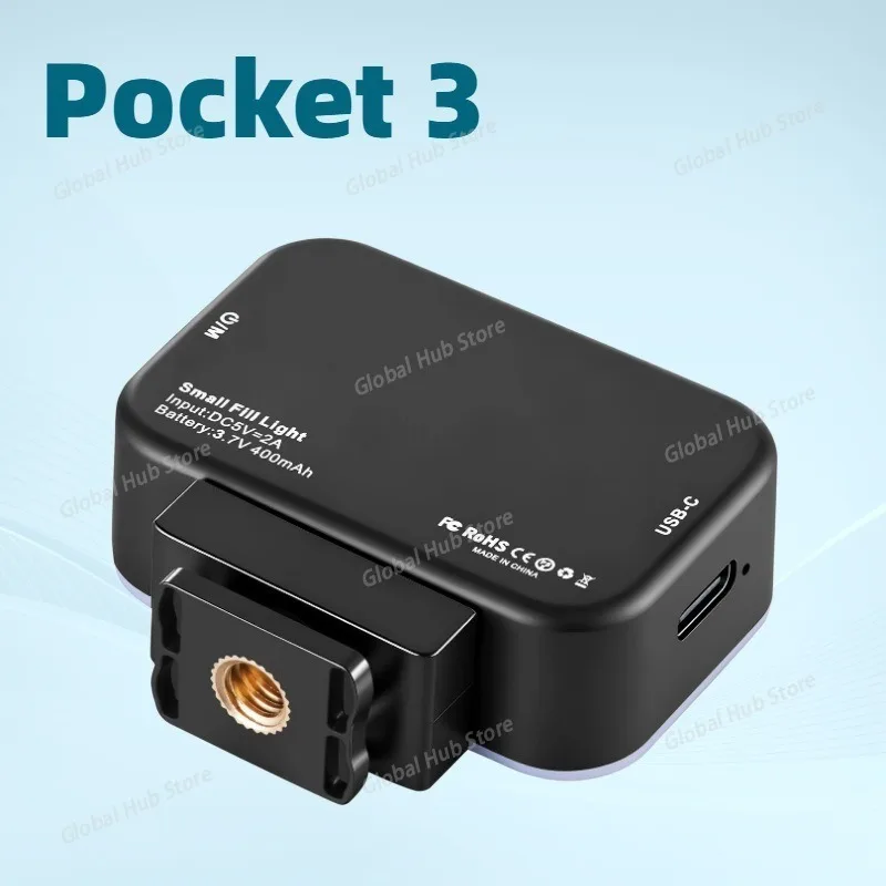 Magnetic Multi-functional Fill Light, Portable Pocket Light for Outdoor Live Streaming, Mobile Phone Photography and Lighting