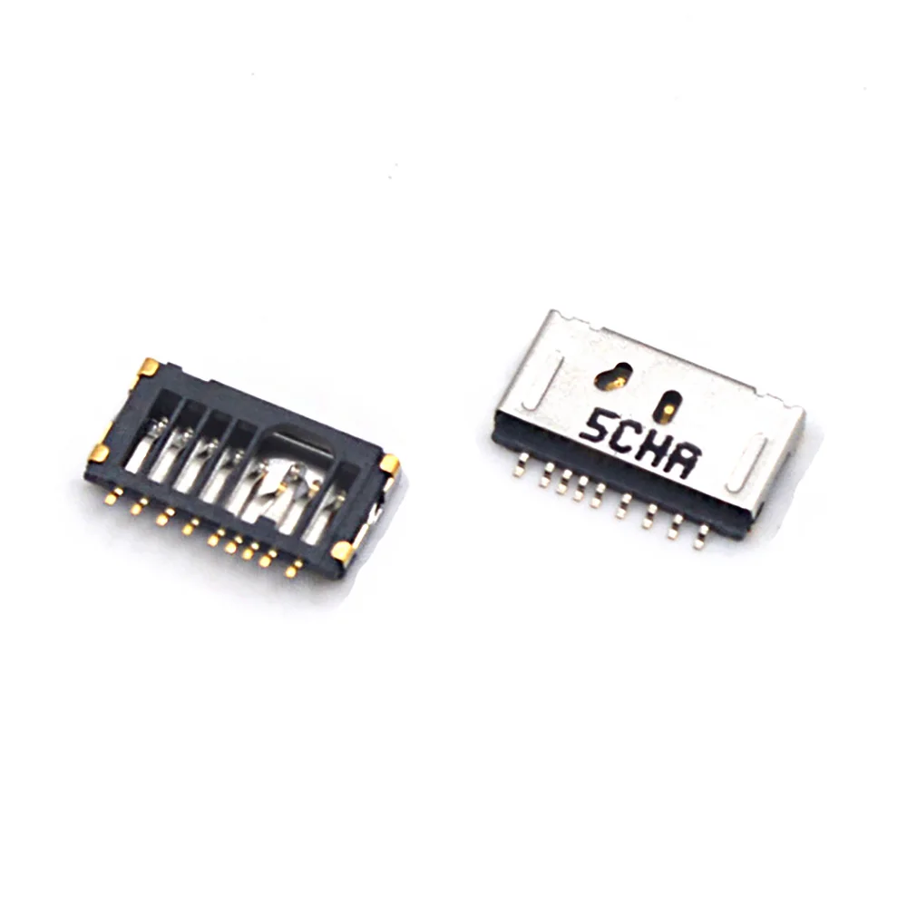 Mini-Short Ultra-thin TF card holder Connector Socket Push in Pull Out Type Micro SD TranFlash Adapter