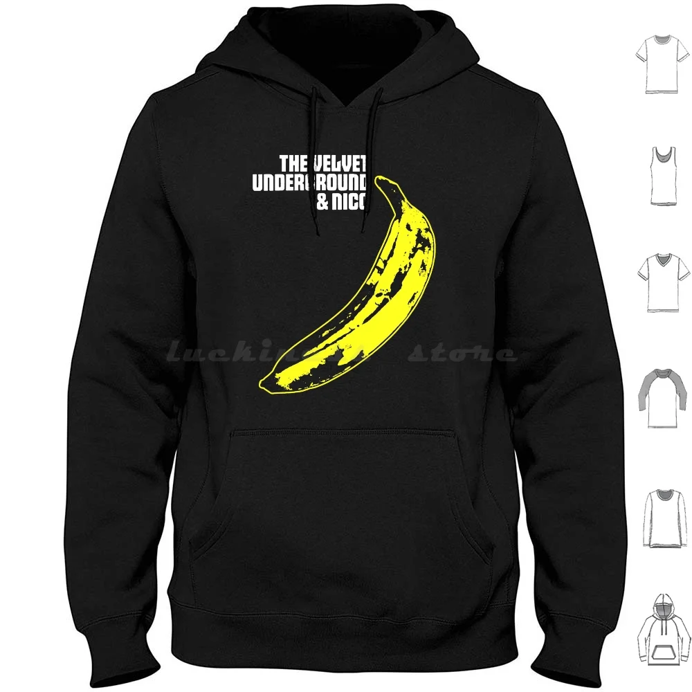 The Velvet Underground Featuring Nico Hoodie cotton Long Sleeve Sid Steve Jones Punk Slaughter And The Dogs Cock Sparrer