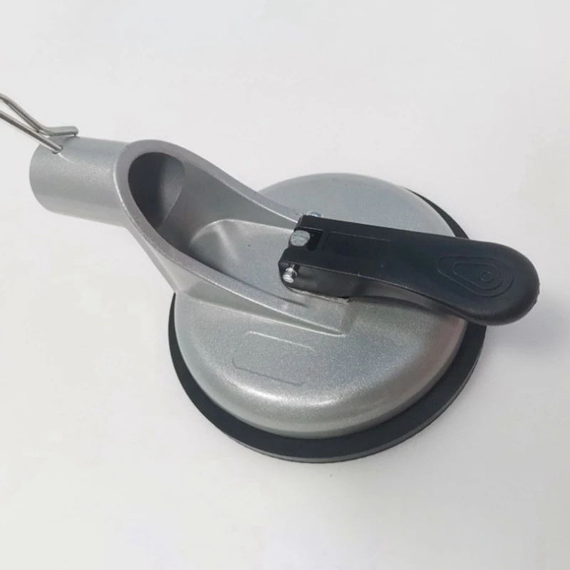 吸盤旗竿ブラケットベースサインミニ吸盤旗竿サポートホルダー壁マウント屋外金属アルミニウム合金 1 ピース