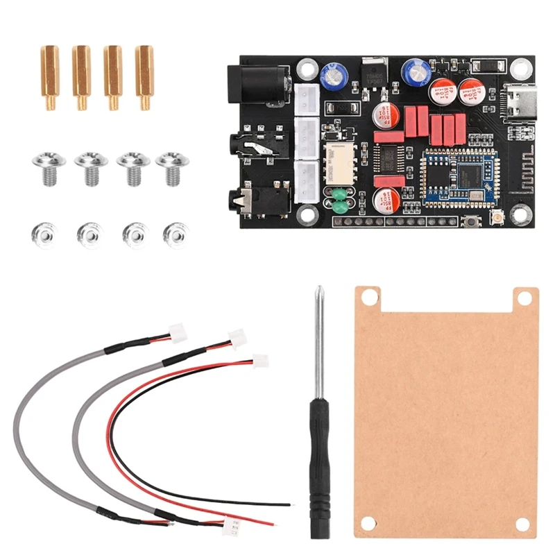 NEW-DC8-24V XY-LA02 Qualcomm QCC5125 High Temperature BT 5.1 Lossless Decoding Board For APTX LDAC Lossless HD Sound DIY Kit