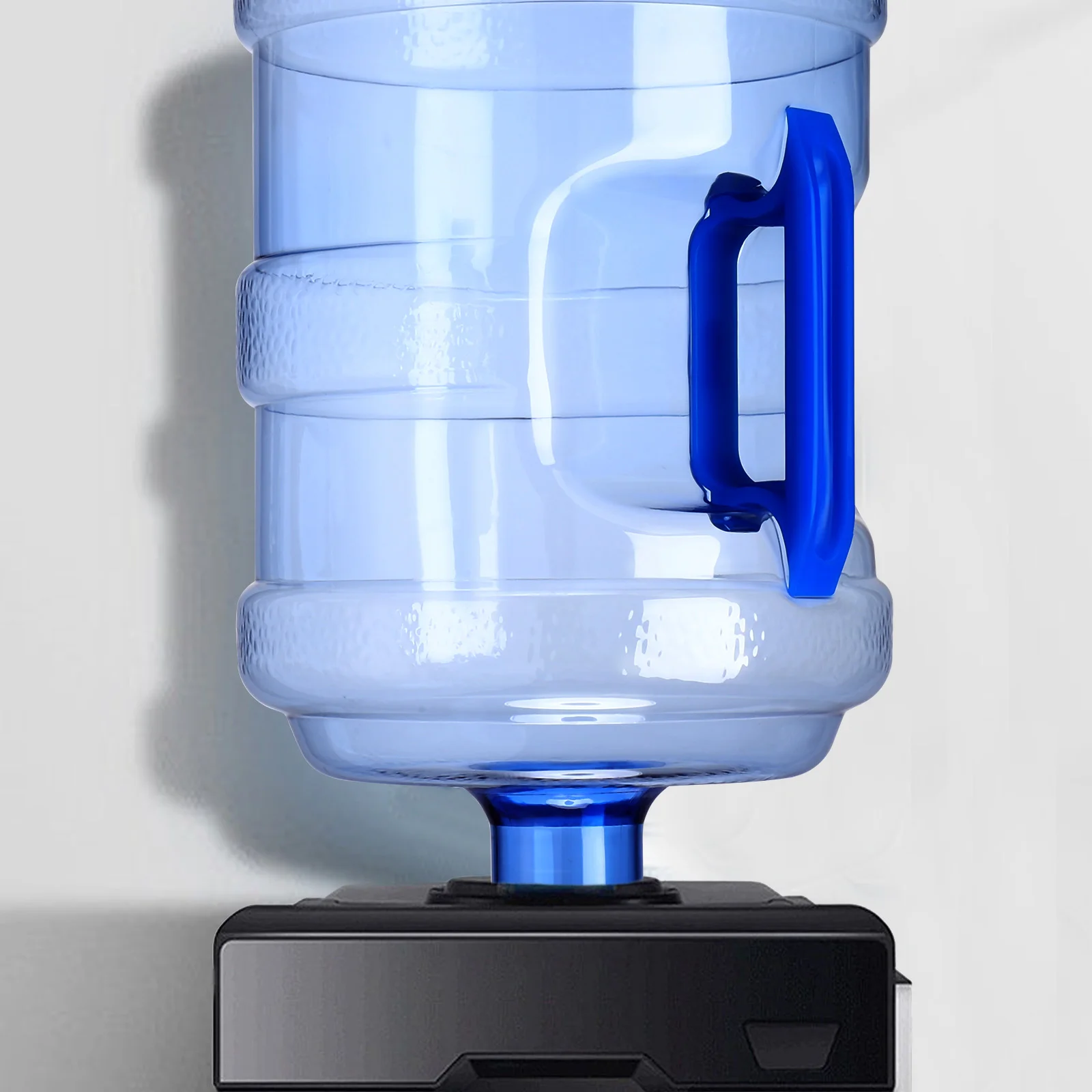 10L Outdoor Office Water Jug Large Capacity PET Plastic Container Easy Transport Embedded Handle Suitable Homes Offices