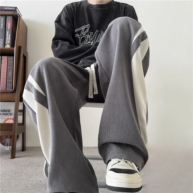 

Sport Men's Sweatpants Draped Wide Leg Male Sports Pants Elegant Autumn Winter Deals Fashion Trousers Clearance Sale Casual Y2k