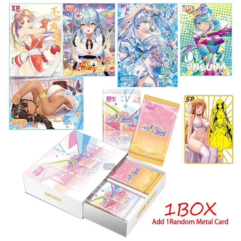 

Girl Party Goddess Story Collection Cards Booster Box Anime Sexy Swimsuit Games Bikini Feast Doujin children Toys Hobbies Gift