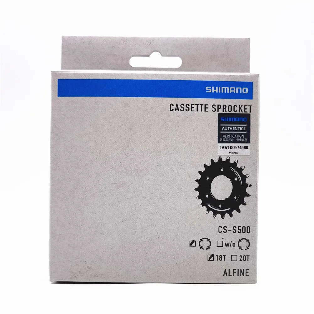 Shimano CS-S500 ALFINE Single Sprocket 18T