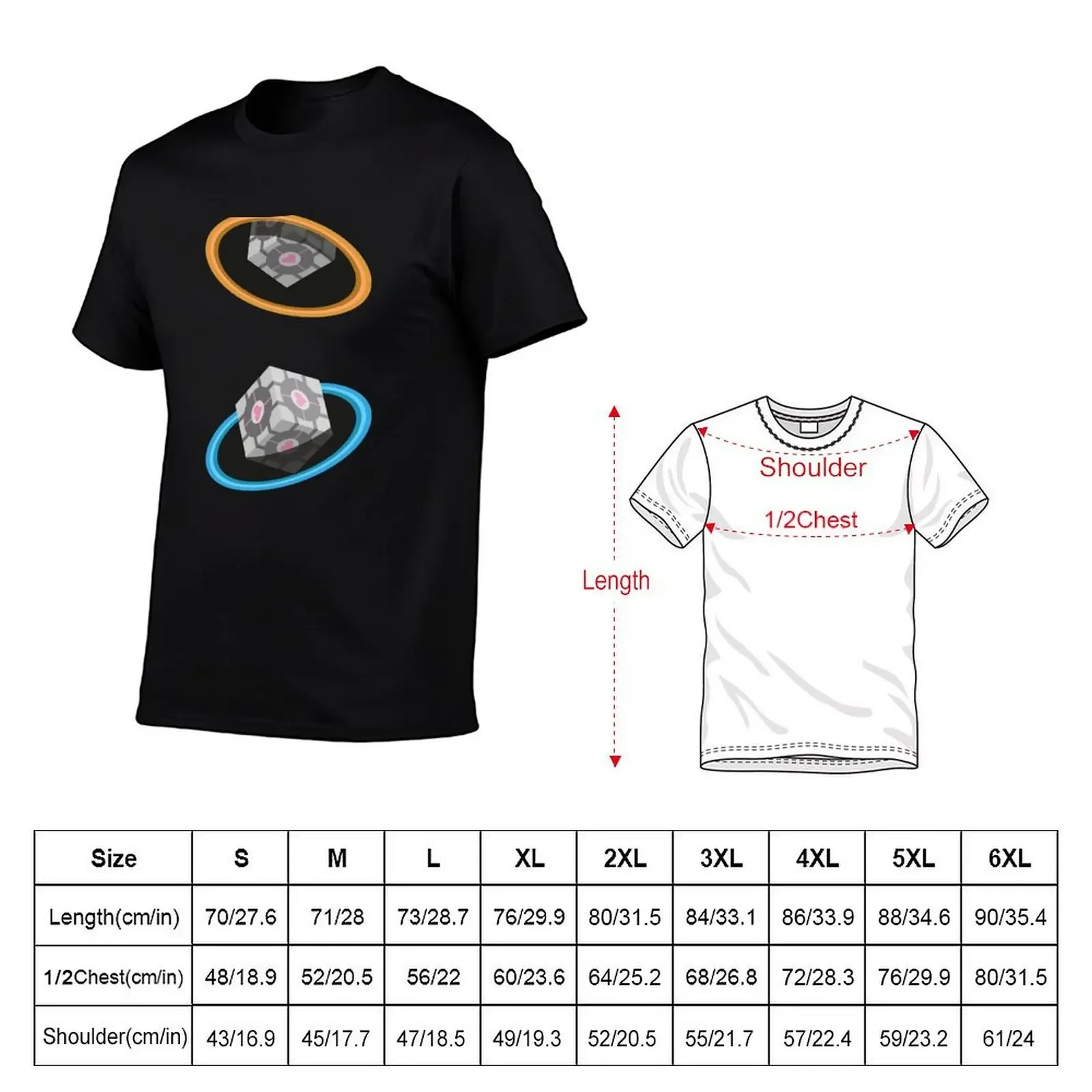 Aperture Science Laboratories - Portal T-Shirt vintage graphic tee shirts graphic anime t shirts oversized t shirts for men