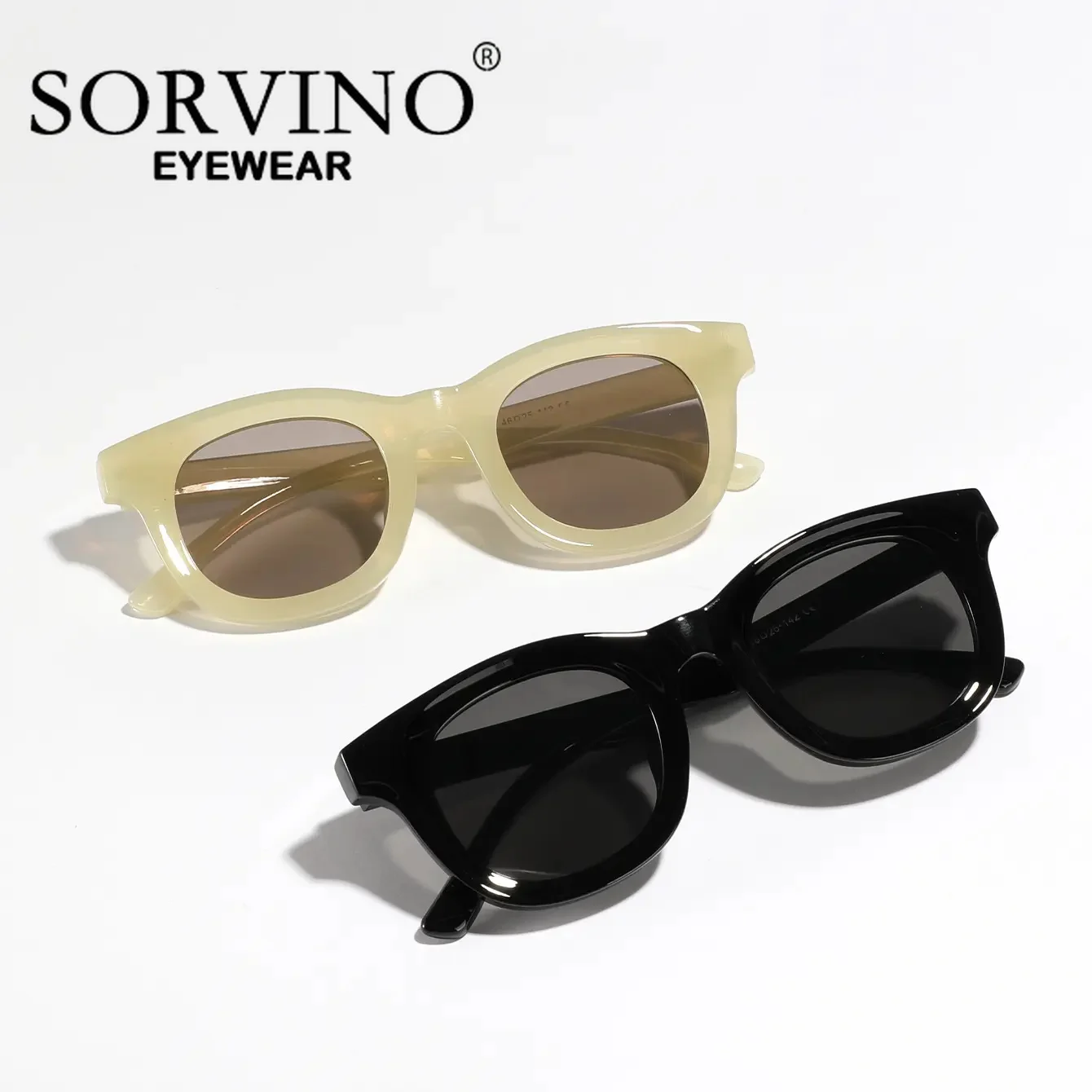 

Винтажные Модные леопардовые Круглые Солнцезащитные очки SORVINO для мужчин и женщин 2024 брендовые дизайнерские ретро очки с заклепками и зелеными линзами Квадратные Солнцезащитные очки UV400