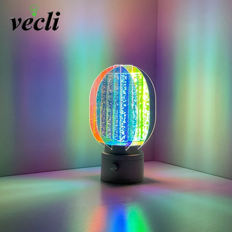 

Amazon Creative Rotating Small Night Light Desktop Decor Aurora Light Rechargeable Romantic Ambient Light